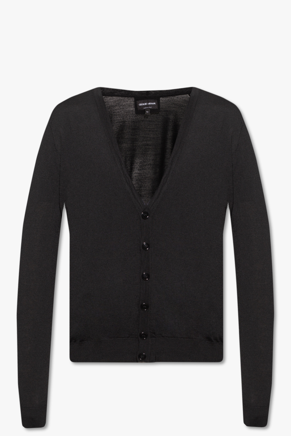 Black Wool cardigan Giorgio Armani MhscfootShops Australia